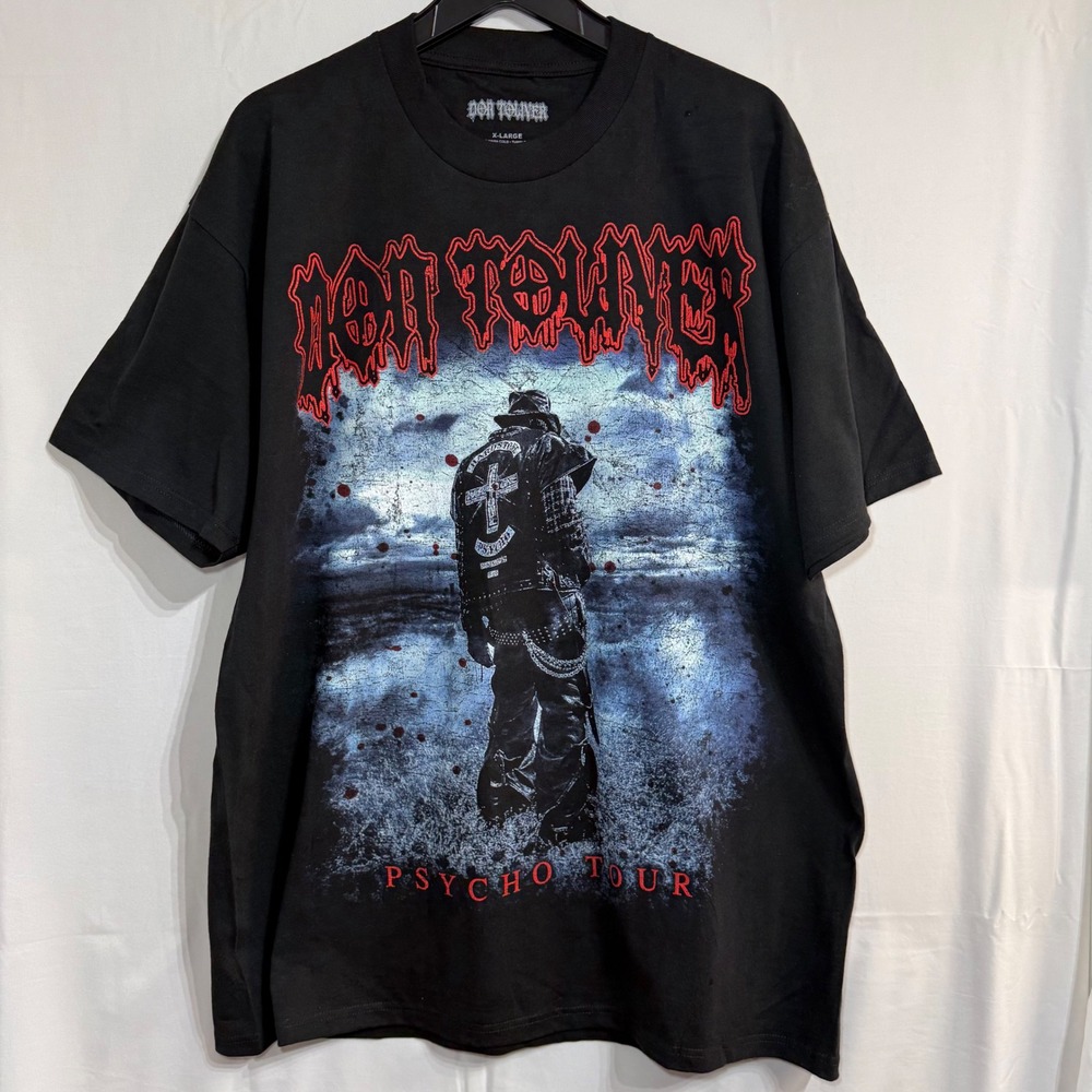 Don Toliver Psycho Tour Black Graphic T-Shirt Mens XL Official Merch Hip‎ Hop